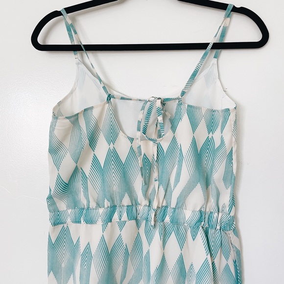 Roxy cream & teal pattern romper - Picture 3 of 9